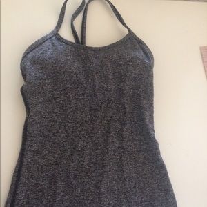 Lululemon Grey Power Y Tank